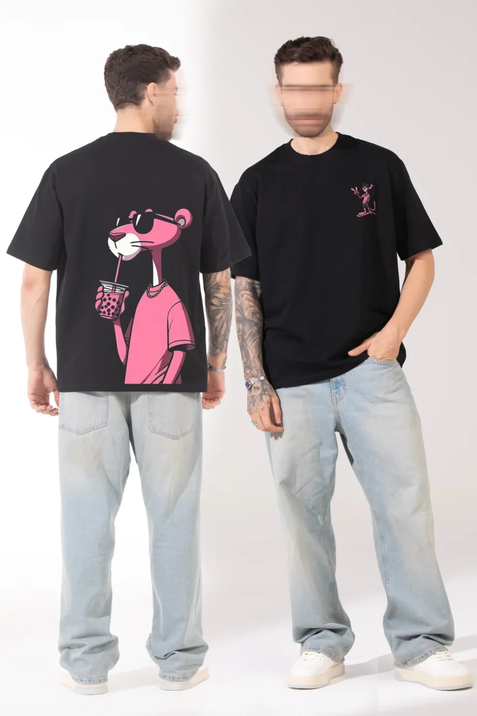 front pink panther t-shirt